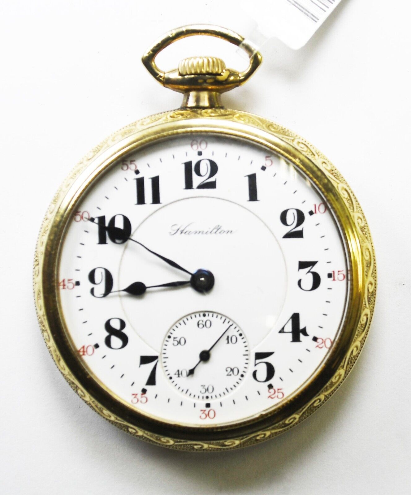 1920 Hamilton Grade 992 Size 16 25yr GF Open Face Pocket Watch 21j Railroad