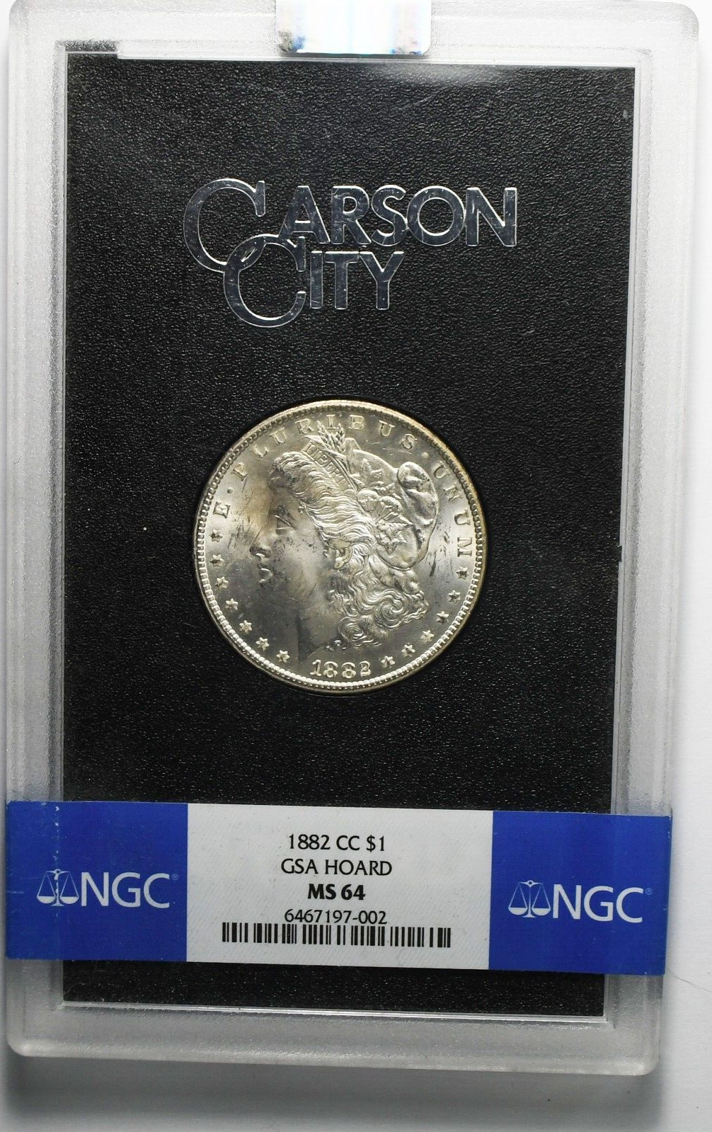 1882 CC $1 Morgan Silver One Dollar Carson City NGC MS64 GSA No Box or Paper