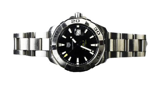 Tag Heuer Calibre 5 Automatic 300m Aquaracer 43mm SS WAY2010 w Box & Papers