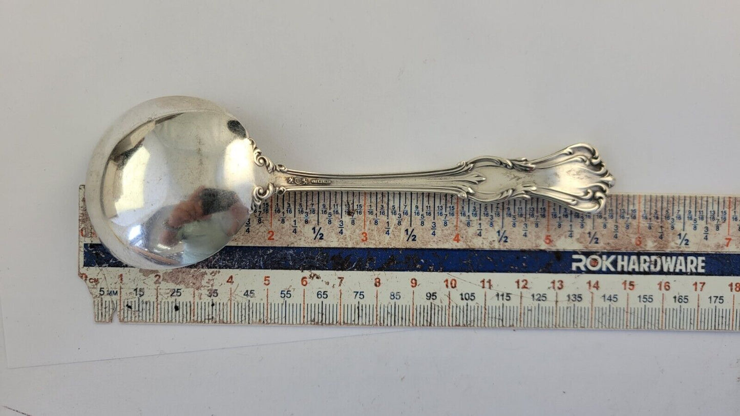 Marlborough By Reed & Barton Sterling Round Bowl Soup Spoon 5 3/4" Silver 1.1oz