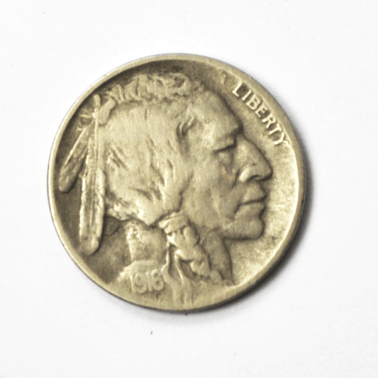 1916 D 5c Buffalo Nickel Rare Five Cents US Coin Denver