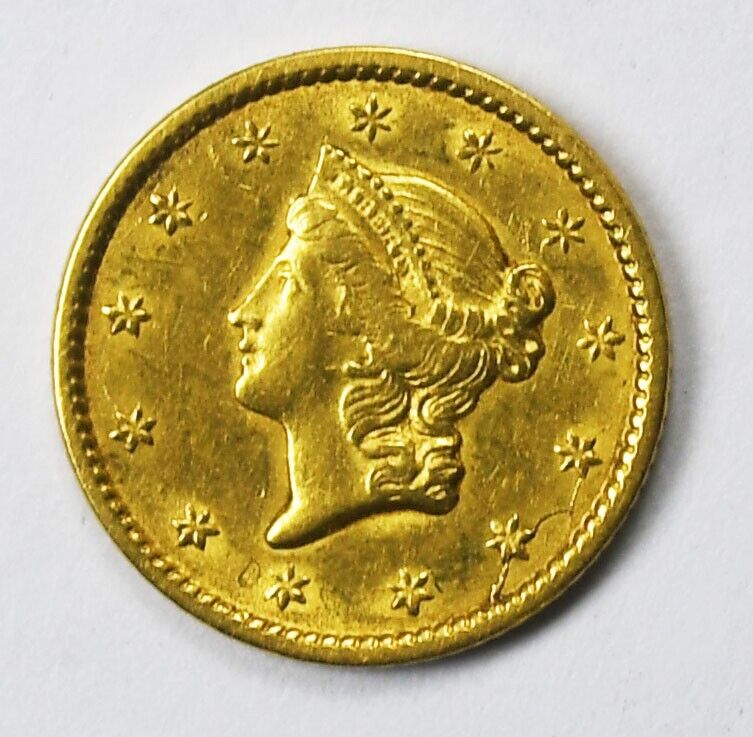 1851 $1 Liberty Head One Dollar Gold Type 1