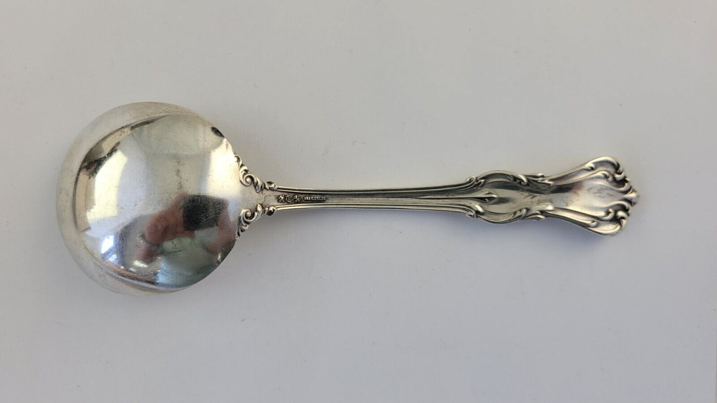 Marlborough By Reed & Barton Sterling Round Bowl Soup Spoon 5 3/4" Silver 1.1oz