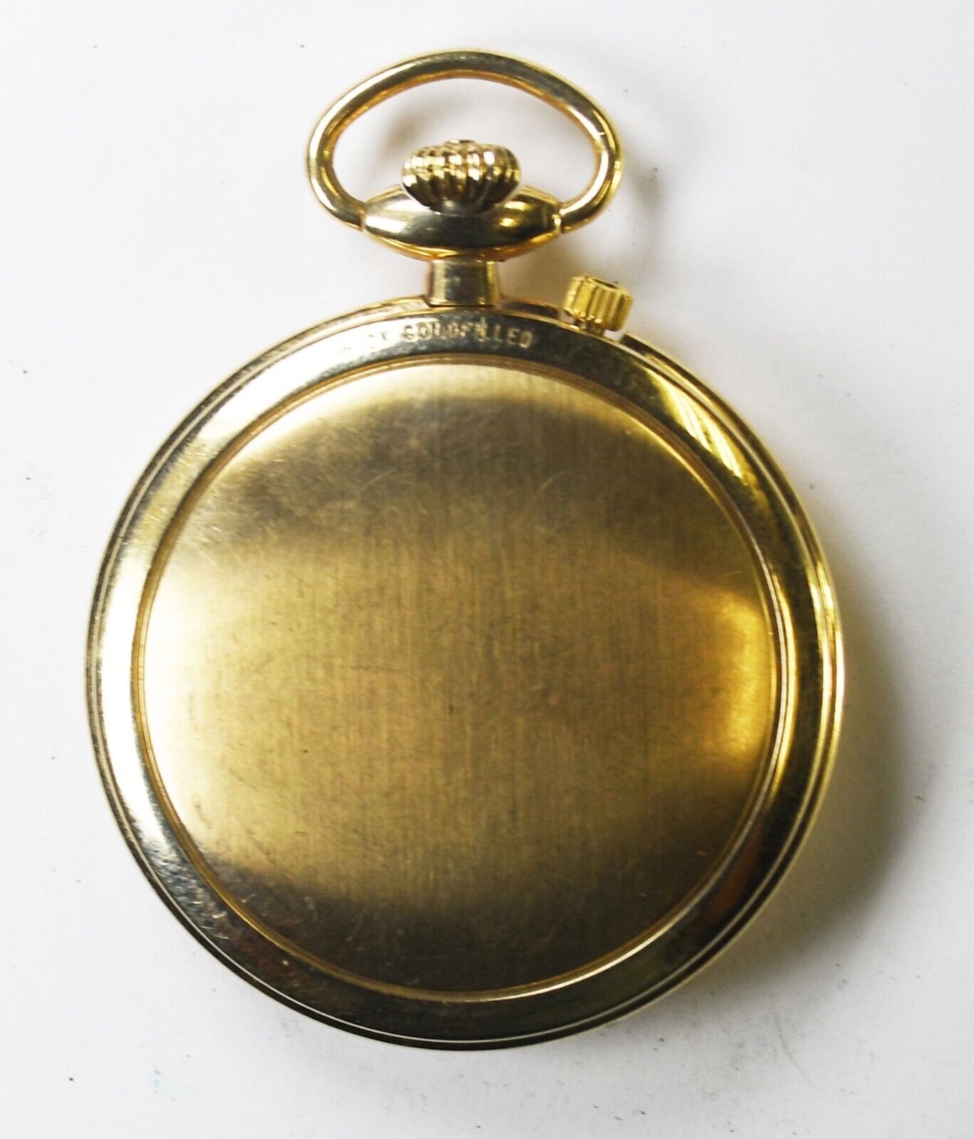 Vintage Omega 1342 Quartz Hunters Pocket Watch 47mm GF 191 1756 Comdisco