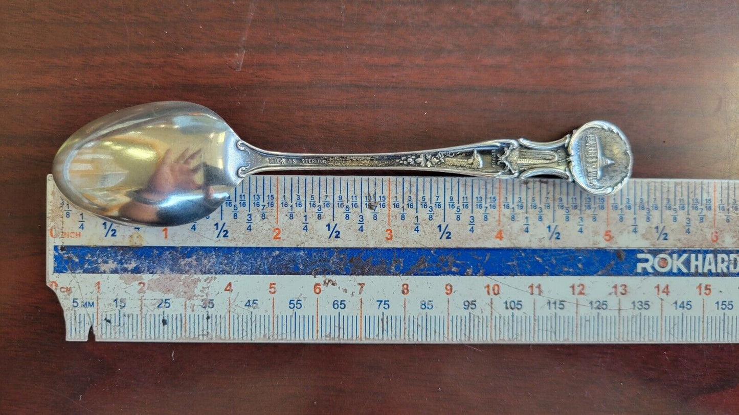 The Greek Theater Sterling 5  1/4" Souvenir Spoon .5oz. Berkley University