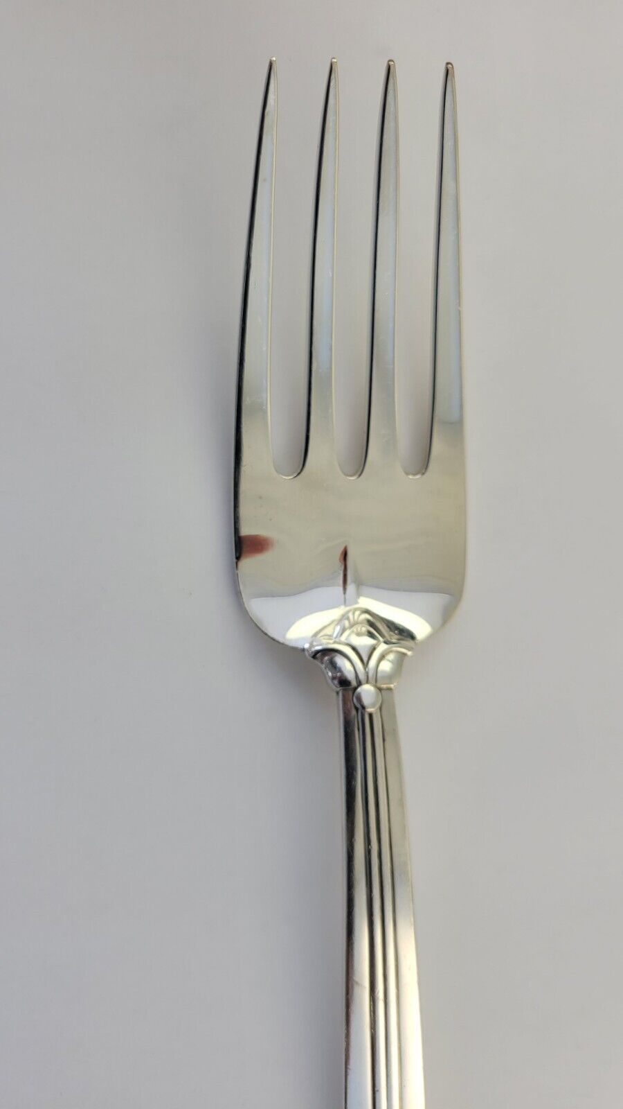 1947 Palmette by Tiffany & Co. Sterling 8 3/4" Cold Meat Serving Fork 3.1oz.