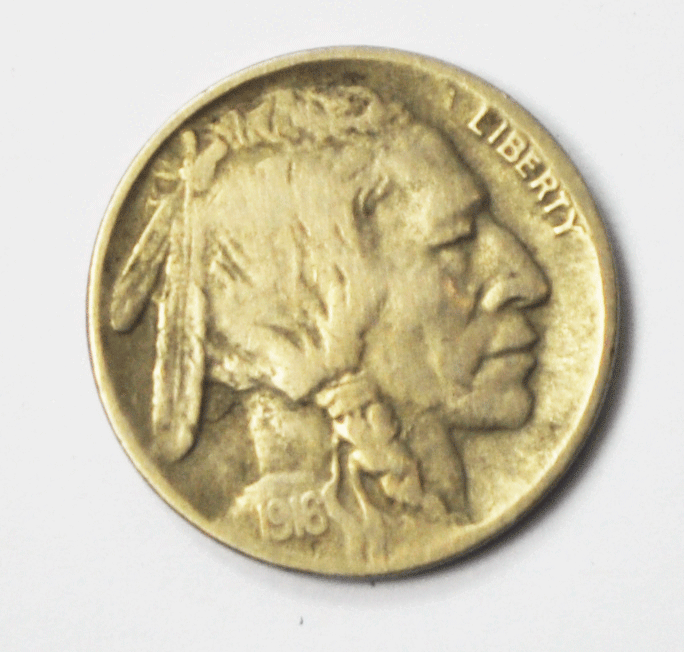 1916 D 5c Buffalo Nickel Rare Five Cents US Coin Denver