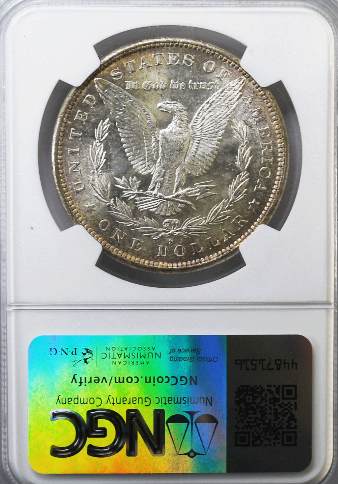 1881 S $1 Morgan Silver Dollar MS62 NGC Uncirculated San Francisco