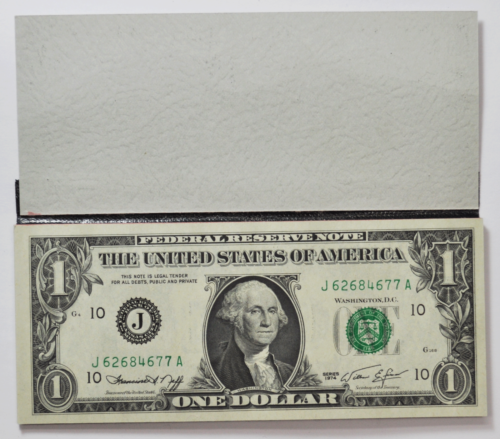 24- Consecutive 1974 $1 J KC MO Federal Reserve Notes J18018135A Unc in Book