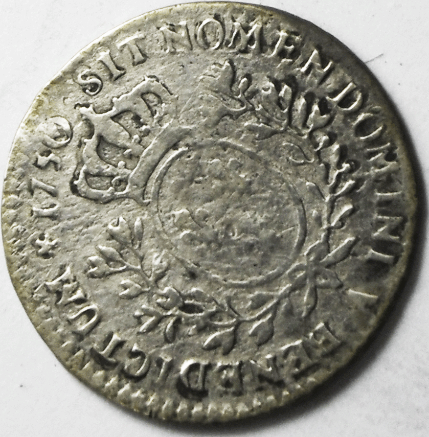 1750 A France 12 Twelve Sols Silver Coin KM# 511.1