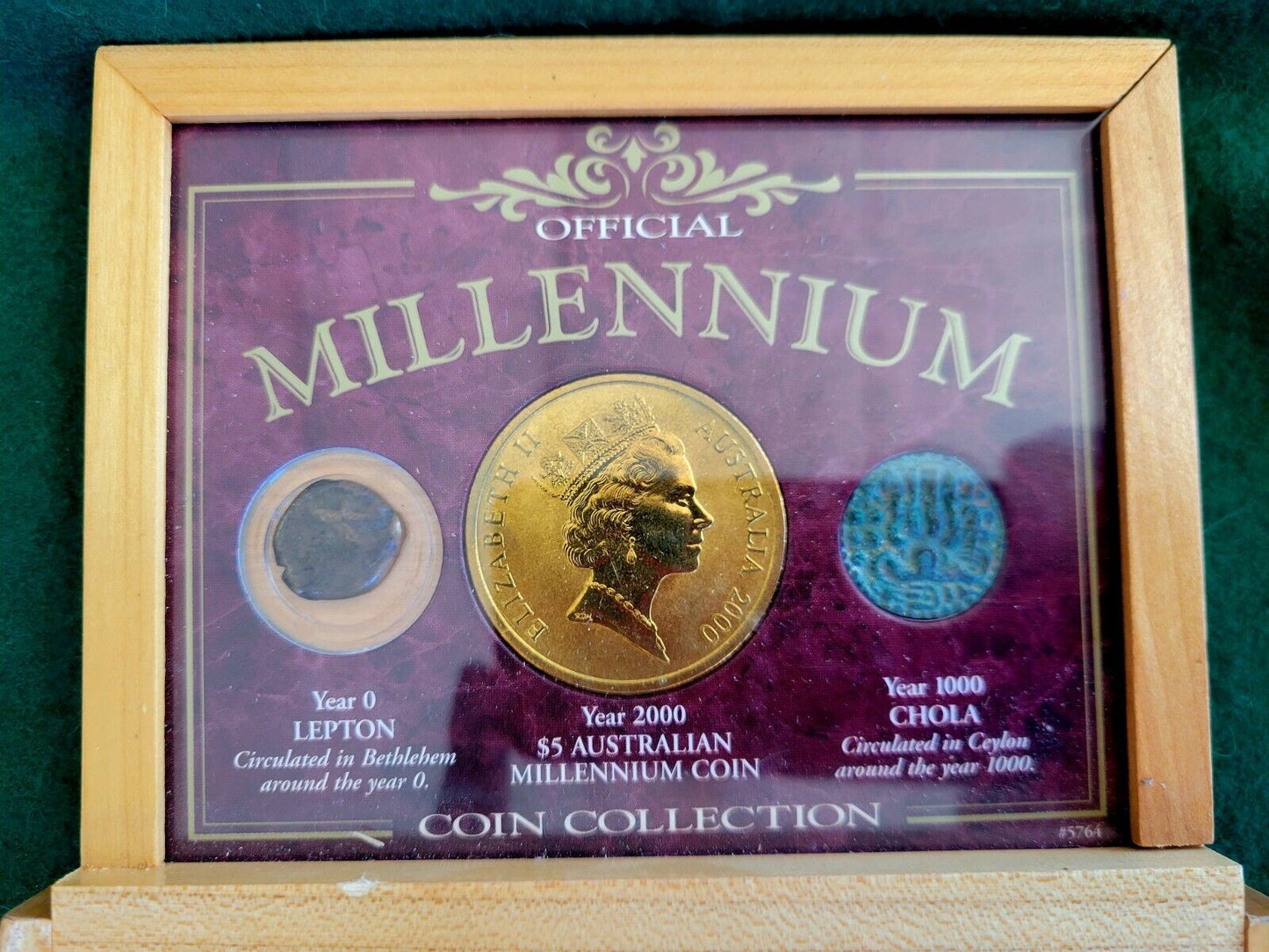 Australia Official Millennium Coin Collection with Wooden Stand