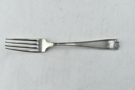 Etruscan by Gorham Sterling Silver 7" Place Dinner Fork 1.5 oz. Monogram "D"