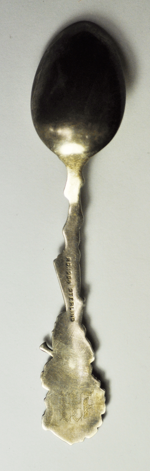 Sterling Ontario Torpedoing A Well Petrolea Native American Chief 1904 Spoon