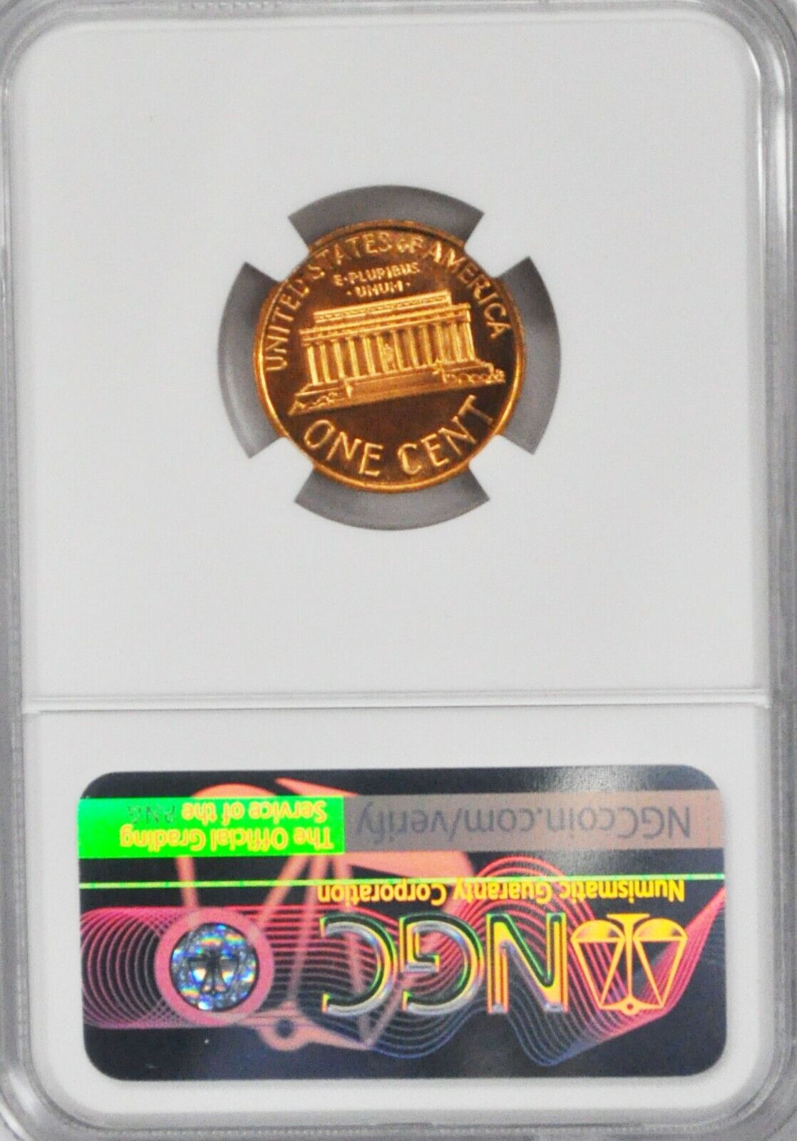 1963 1c Proof Lincoln Memorial Cent NGC PF 67 RD Cameo Beautiful Coin Gem Unc