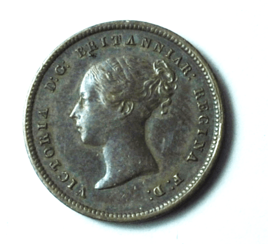 1844 Great Britain 1/2 Half Farthing Copper Coin KM# 738