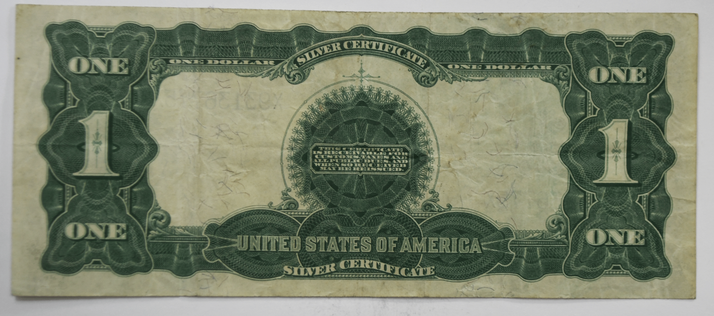 1899 $1 Silver Certificate Large Note Black Eagle X93136775X Fr#233