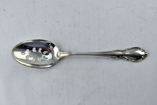 Legato by Towle Sterling Silver 8 3/8" Pierced Serving Spoon 2.2 oz.