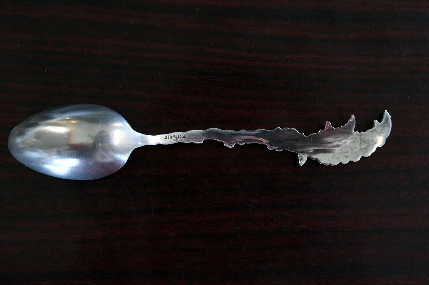 Dansville New York Sterling Silver Souvenir Spoon from Shepard Old Orchard