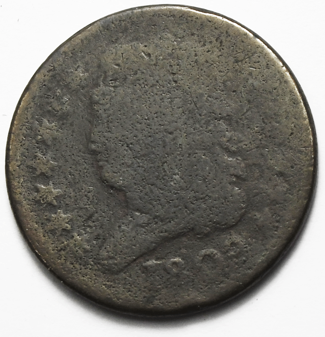 1809 1/2c Classic Head Half Cent US Coin Rare Philadelphia