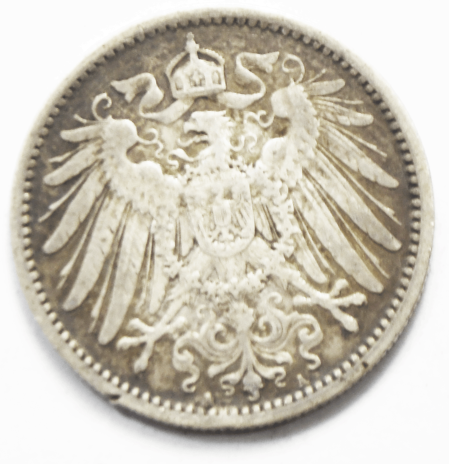 1906 A Germany Empire Silver One Mark Silver Coin KM# 14