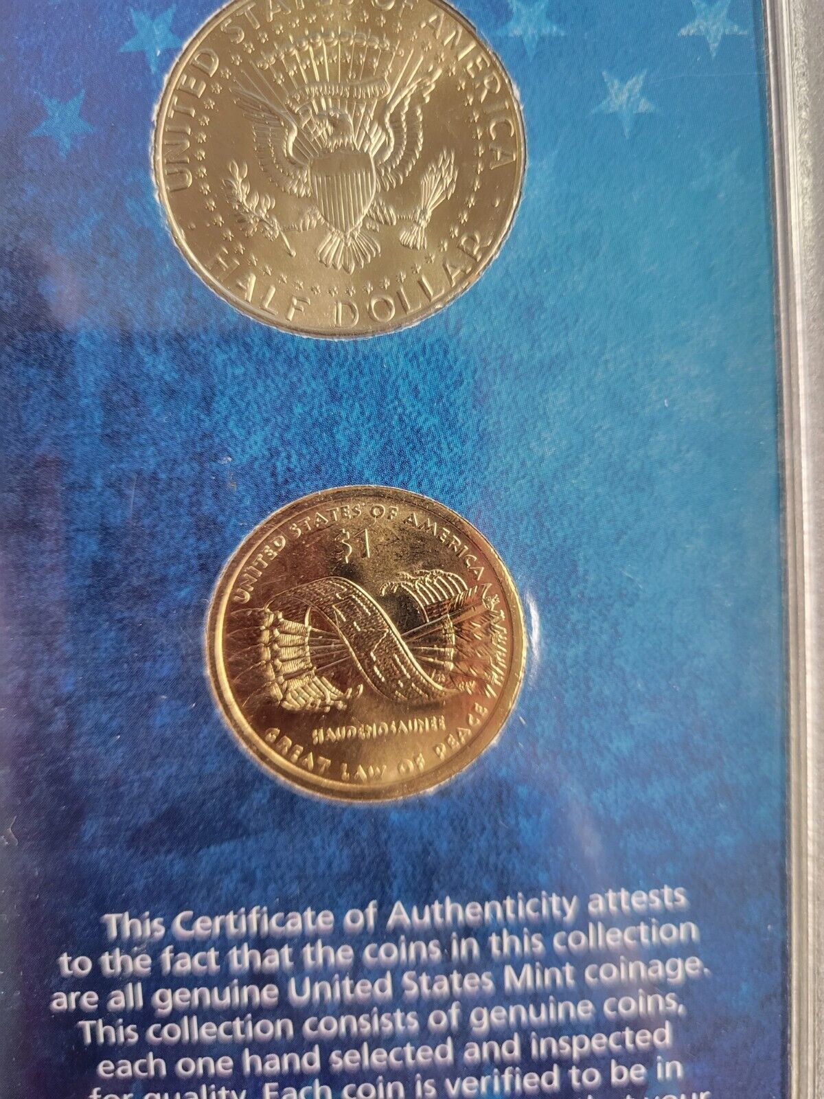 2010 Lost Coins Never Released For Circulation Kennedy Half Sacagawea Dollar $1