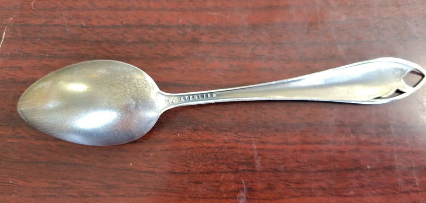 Sterling 5 5/8" Pueblo Colorado Souvenir Spoon .53oz.