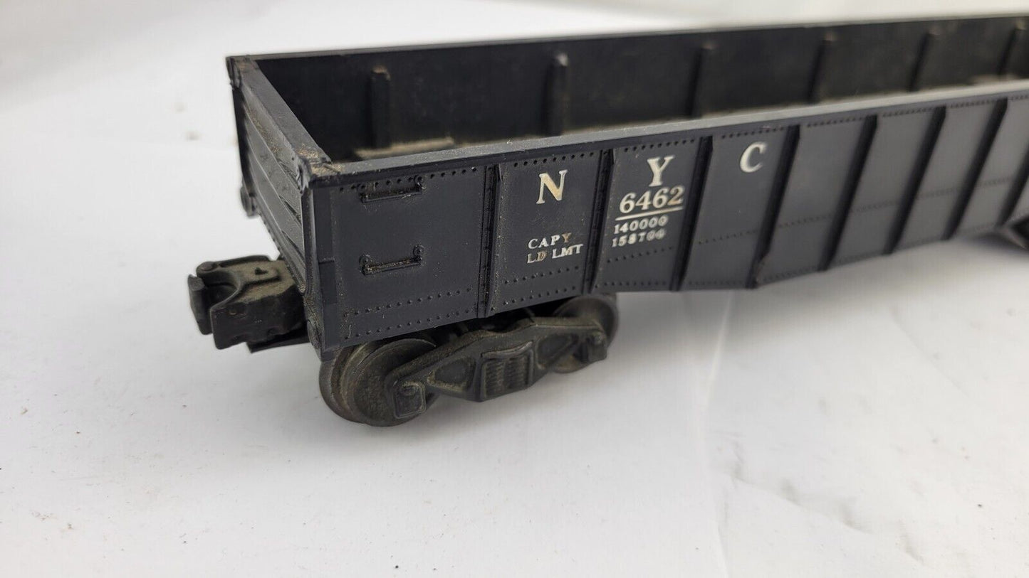 Lionel Trains 6462 Black N.Y.C. New York Central System Gondola O Scale