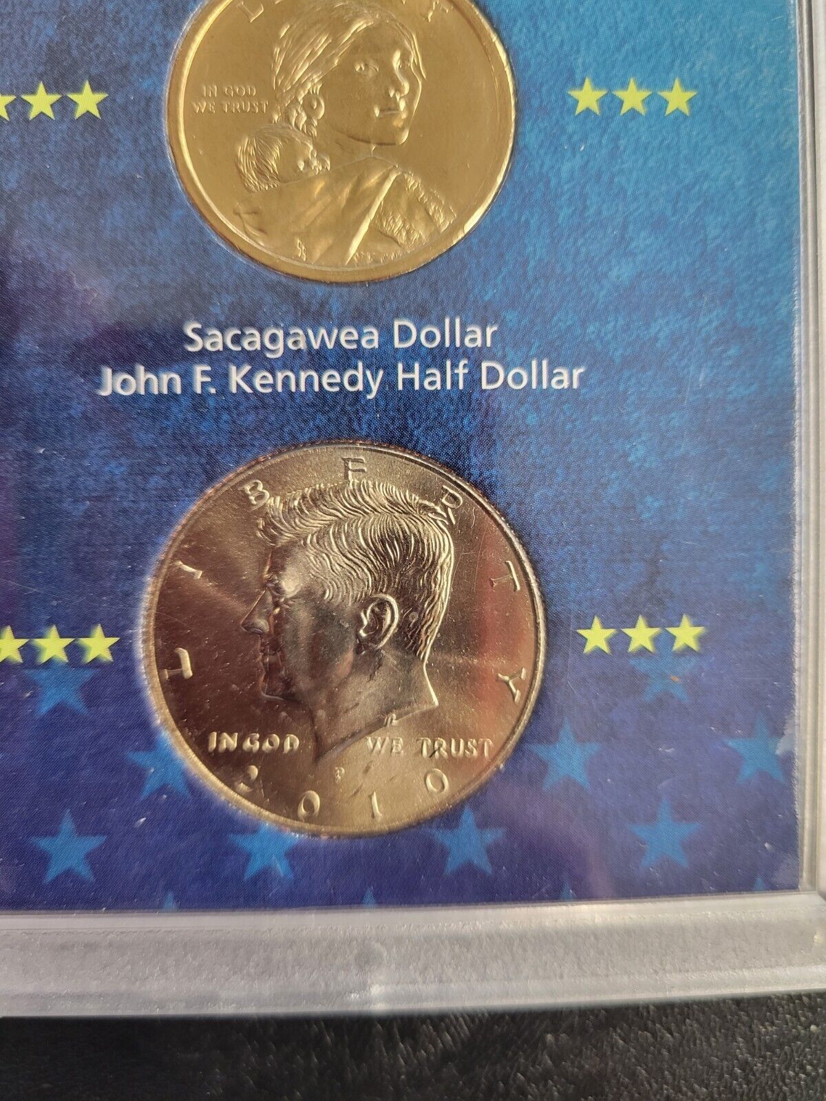 2010 Lost Coins Never Released For Circulation Kennedy Half Sacagawea Dollar $1