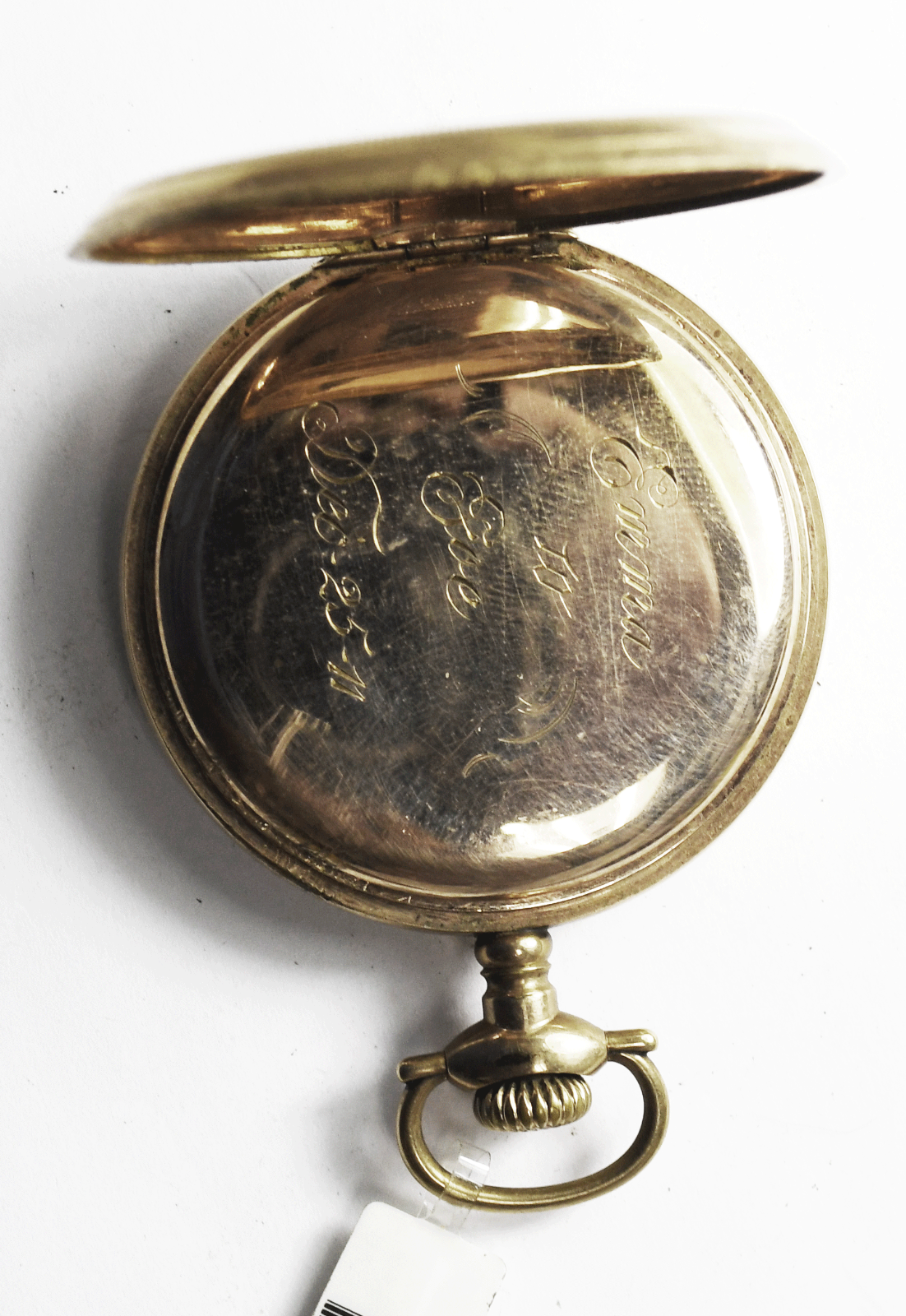 1903 Hampden Size 16 Gold Fill Hunters Case Pocket Watch 15J