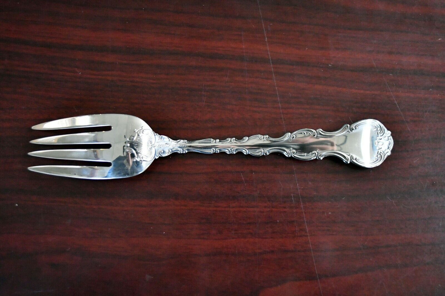 Strasbourg by Gorham Sterling Silver Solid 8 1/2" Serving Fork 2.6 oz.