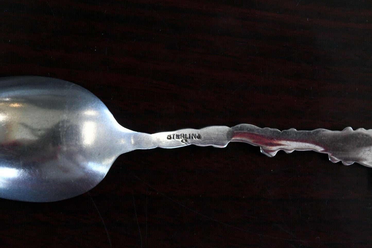 Dansville New York Sterling Silver Souvenir Spoon from Shepard Old Orchard