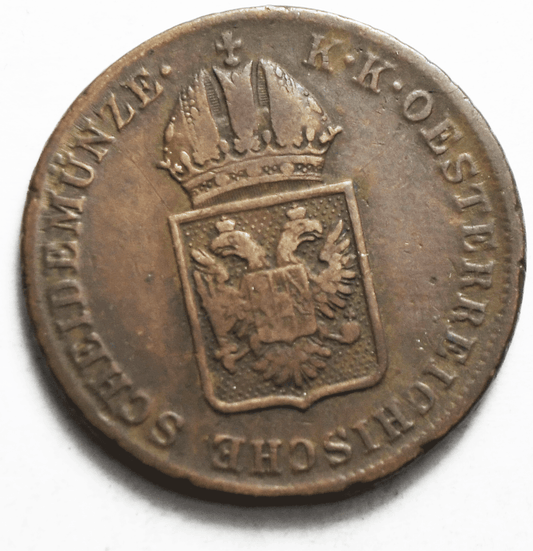 1816 A Austria Kreuzer KM# 2113