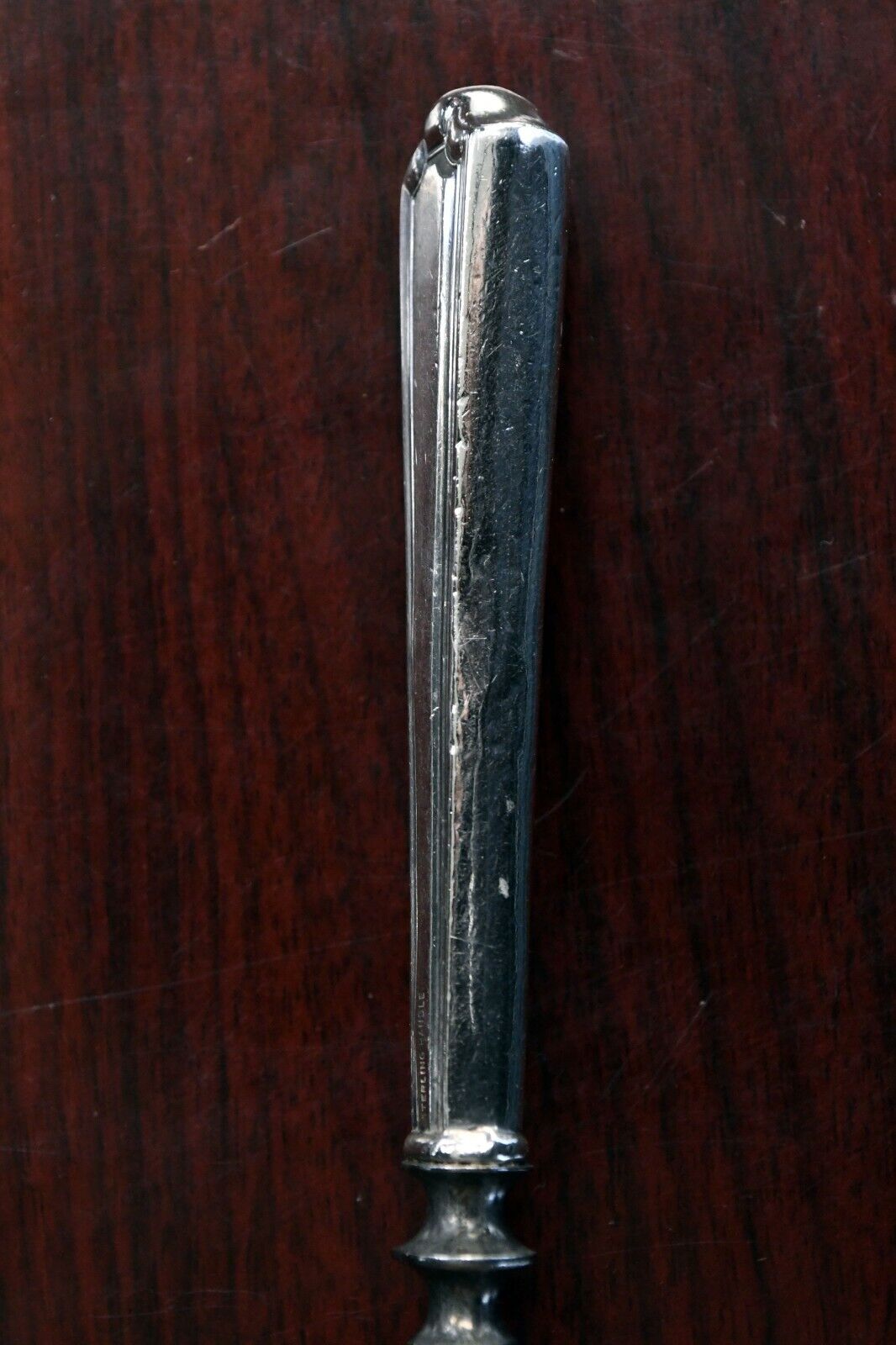 Vintage Sterling Silver/Stainless Carving Fork 8"