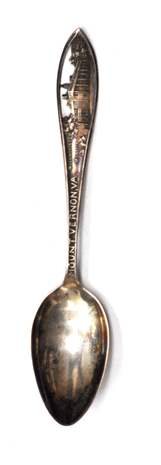 Sterling Watson Mount Vernon Souvenir Spoon Cutout 5-1/2"