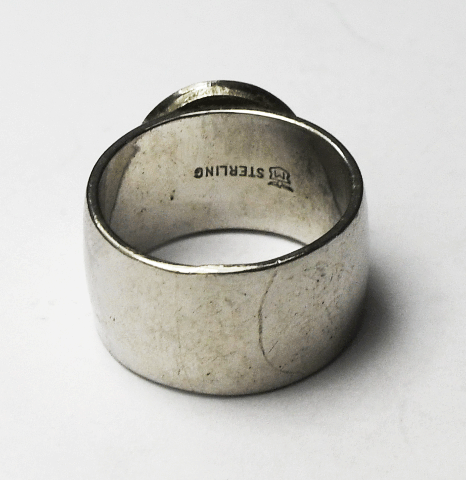 Sterling Kansas State College Agriculture Applied Science Ring 10mm Band Size 3