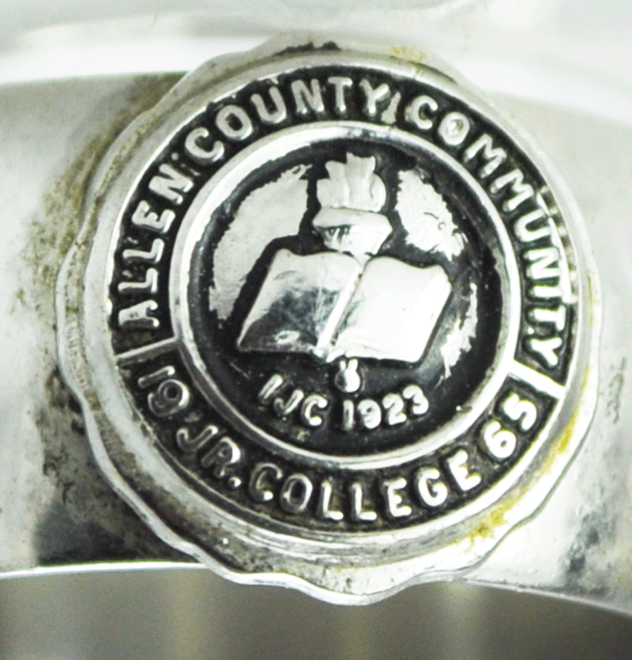 Sterling Allen County Community College Iola KS 1965 Class Ring 10mm Size 5.5