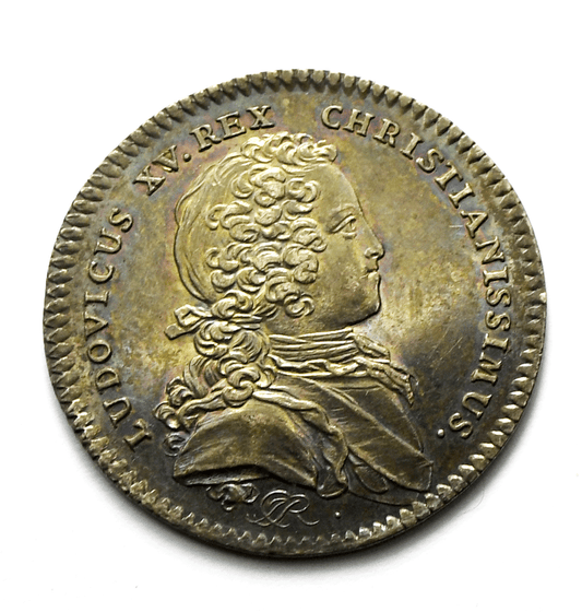 1724 France Louis XV Secrétaire du Roy Silver Medal