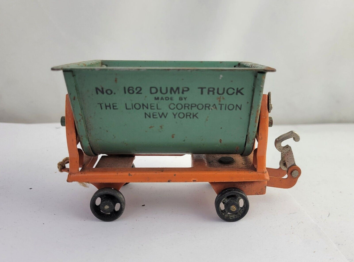 Lionel Prewar O Gauge #162 Dump Truck Lionel Corp New York Metal