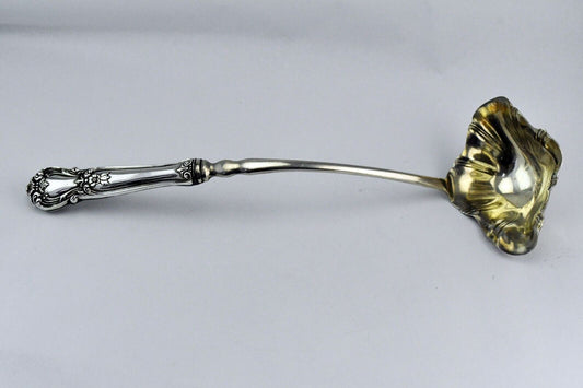 Webster Sterling Silver/Stainless Punch Bowl Ladle 14 1/2" Sheffield England