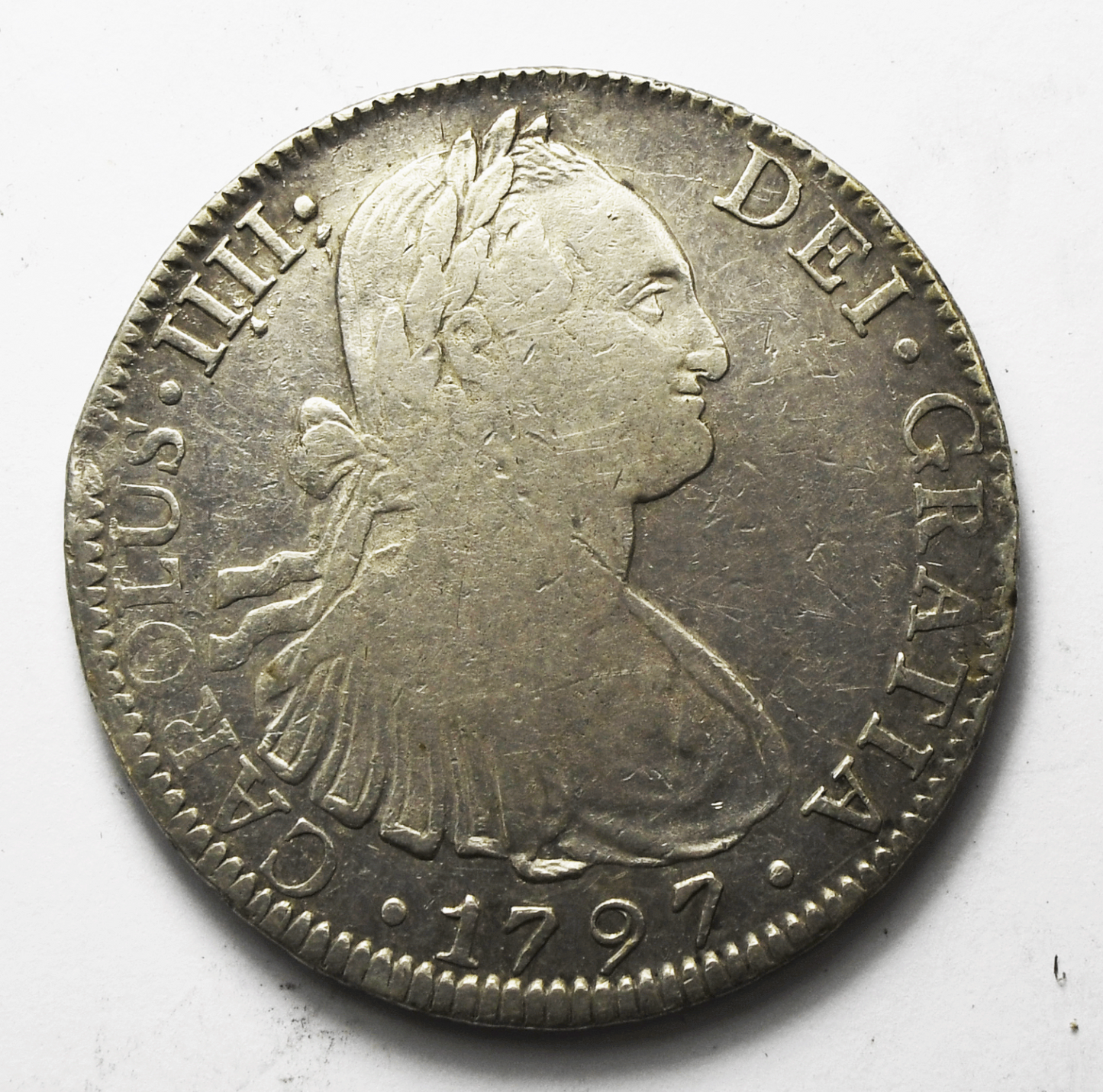 1797 Mo Mexico 8 Reales Silver Coin KM# 109