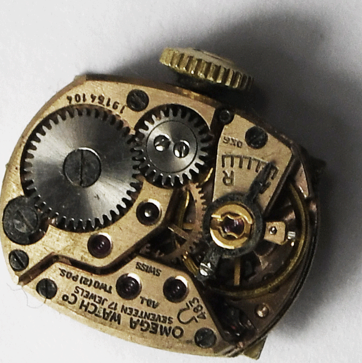 Women's Omega 483 Manual Wind Wristwatch Movement 17J