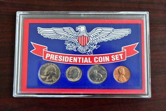 Presidential Coin Set - 81 Washington, 74 Roosevelt, 81 Jefferson, 81 Lincoln