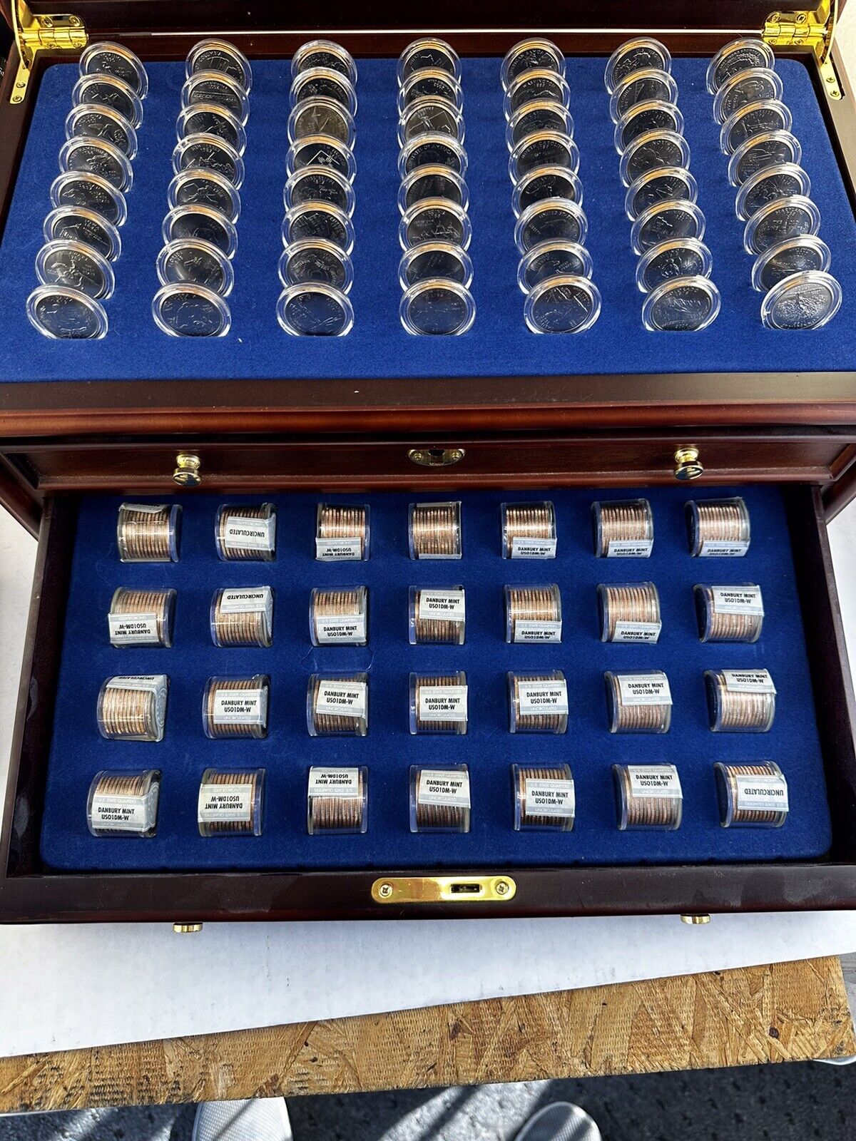 The State Quarters Treasure Chest – Danbury Mint – Quarter Set with Key