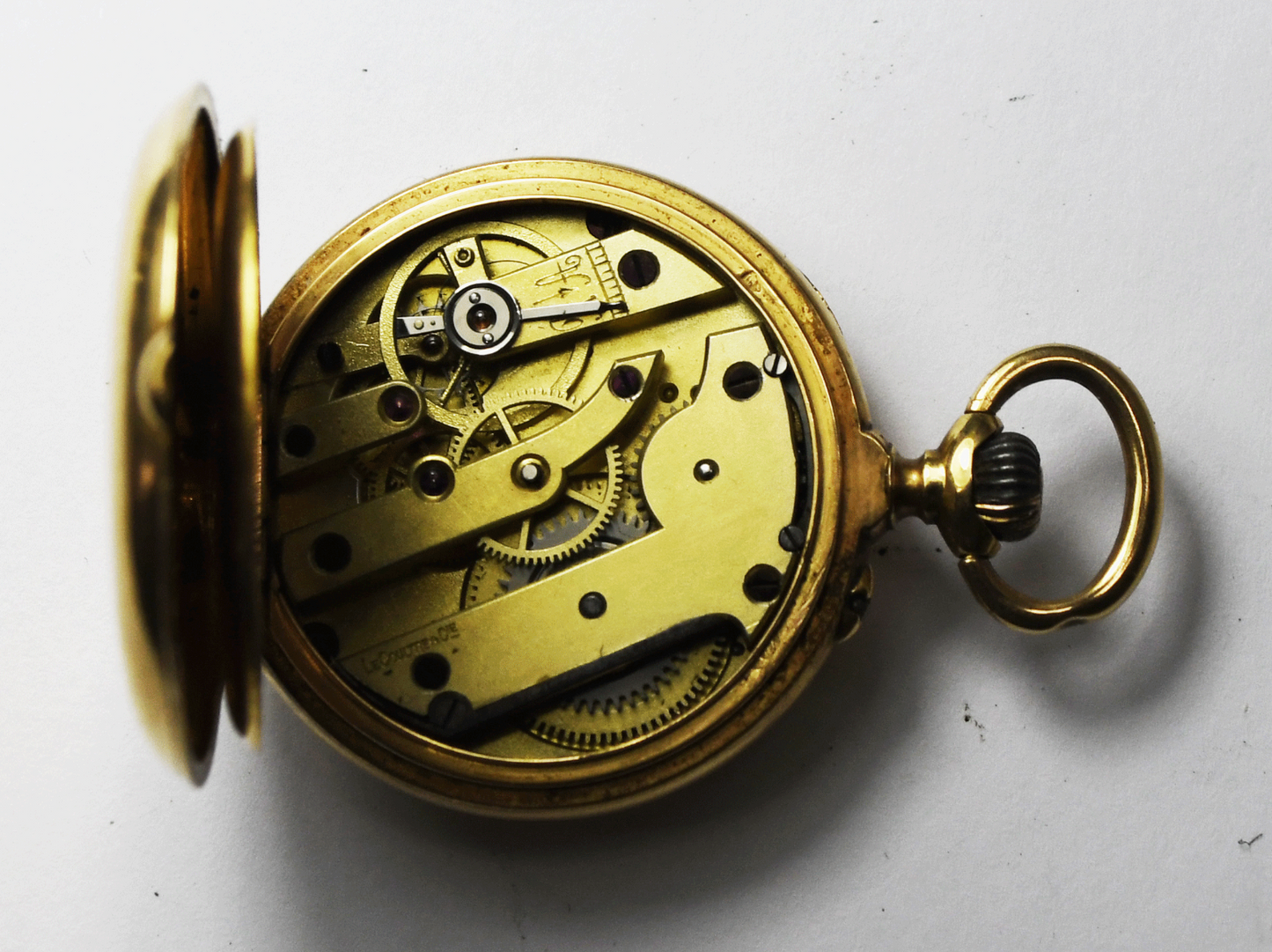 Binet & Rue Mayet Paris 18k Gold Pocket Watch 32mm Case