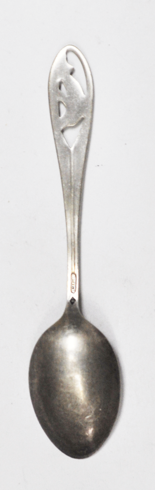 Sterling Silver Bates & Klinke Sea Life Park Souvenir Cutout Spoon 3-1/2"