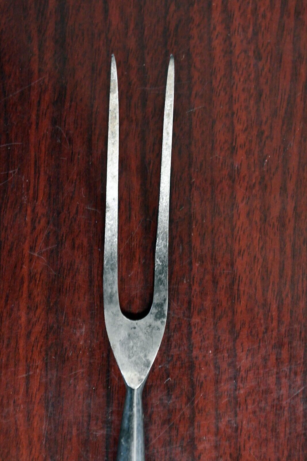 Vintage Sterling Silver/Stainless Carving Fork 8"