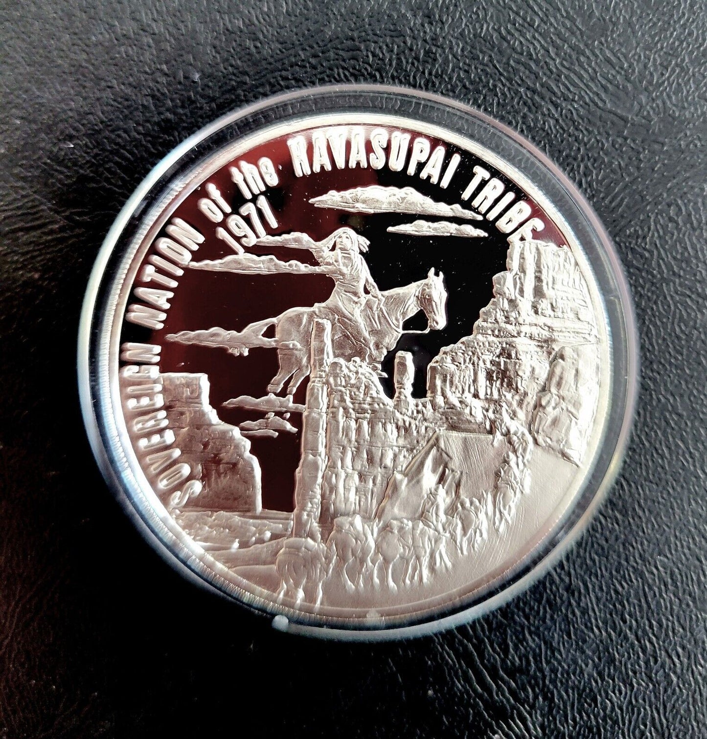 Sovereign Nation of The Havasupai Native American .999 Silver Franklin Mint