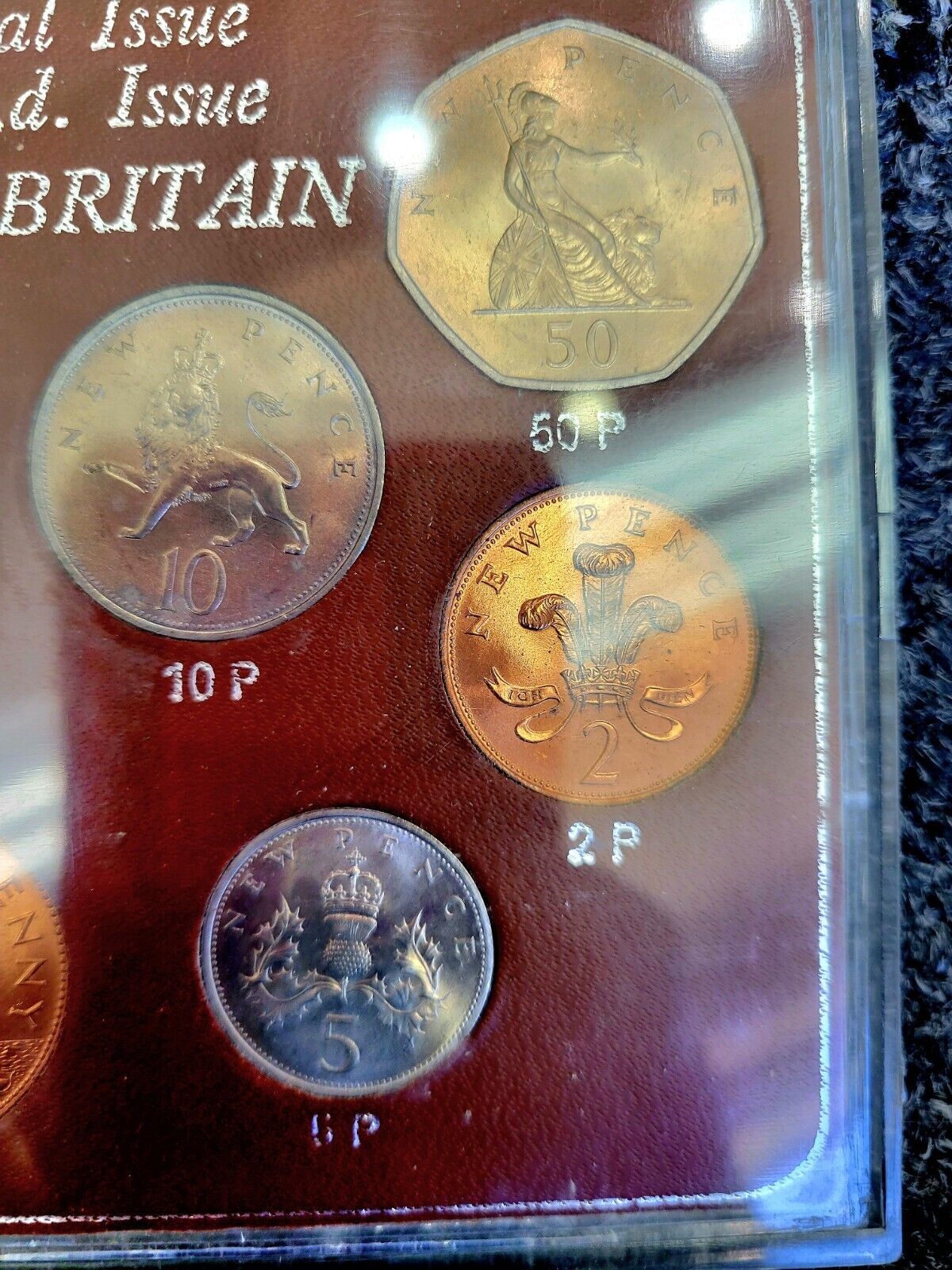 Great Britain 1967 Complete Decimal Issue and Last LSD- 12 Coin Set w/Paperwork