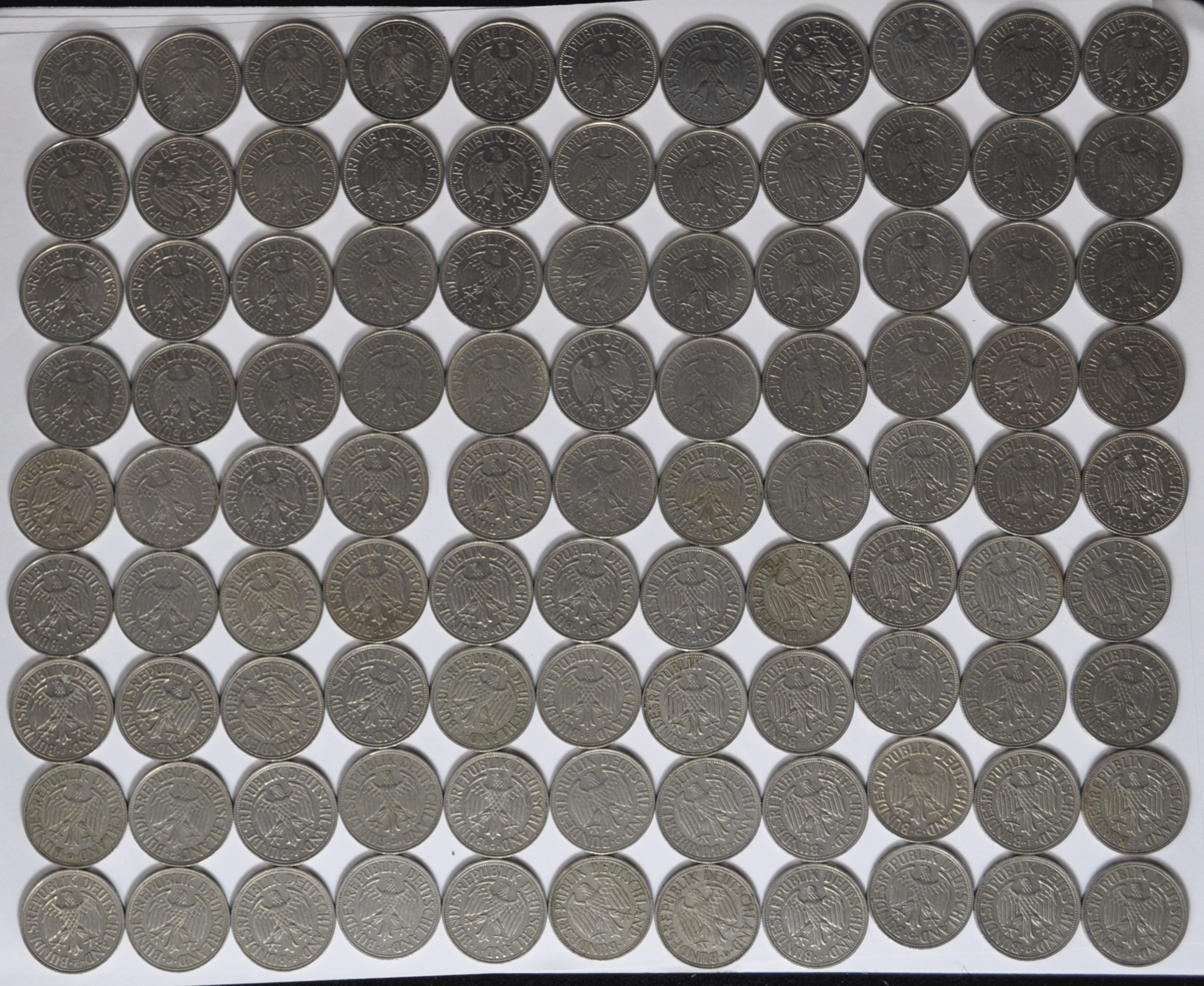 1950-1994 Germany Federal Republic 1 One Mark 99 Coin Set No Duplicates