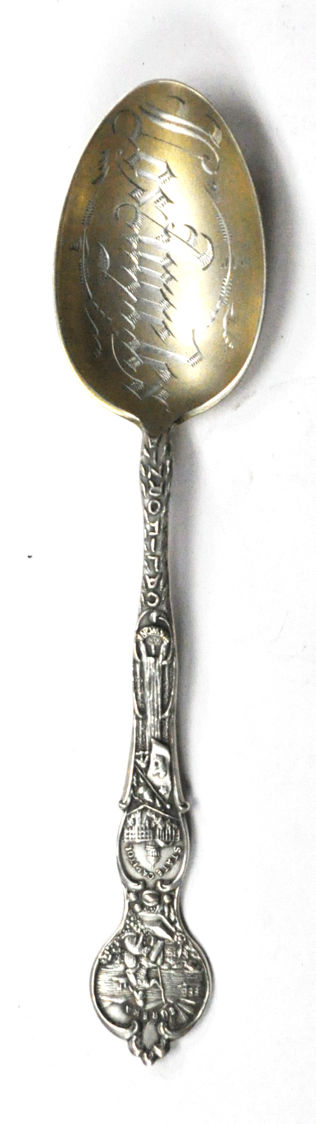 Sterling Joseph Mayer Los Angeles California Souvenir Spoon 5-1/2"